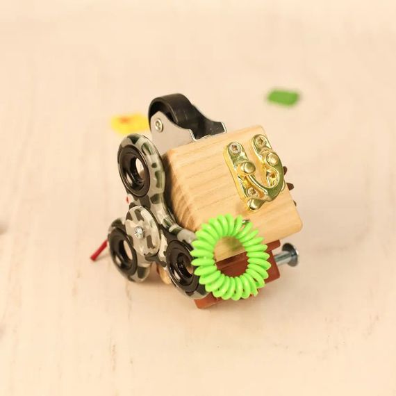 Розвиваюча іграшка Бізікуб "Дорожній" Temple Group TG200139 5х5х5 см | Зображення 2