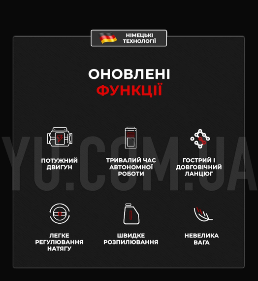Аккумуляторная цепная пила 24V з кейсом та 2 акумуляторами в комплекті (42899-TL 0600_995) | Зображення 9