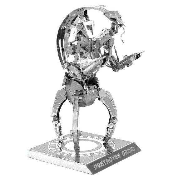 Металевий 3D конструктор "Star Wars Destroyer Droid", Metal Earth, MMS255 | Зображення 3