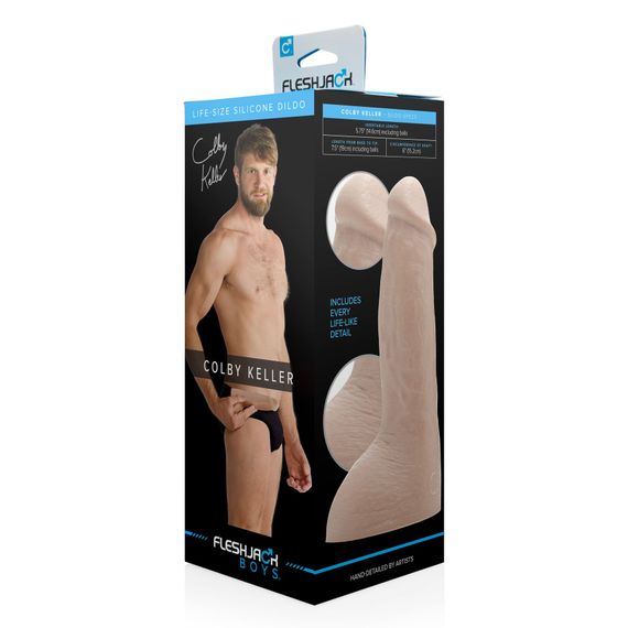 Фалоімітатор Fleshjack Boys: Colby Keller Dildo, за зліпком пеніса порноактора | Зображення 4