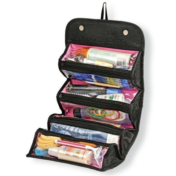 Органайзер для косметики Roll-N-Go Подвесной складывающийся QK-80 | Зображення 1