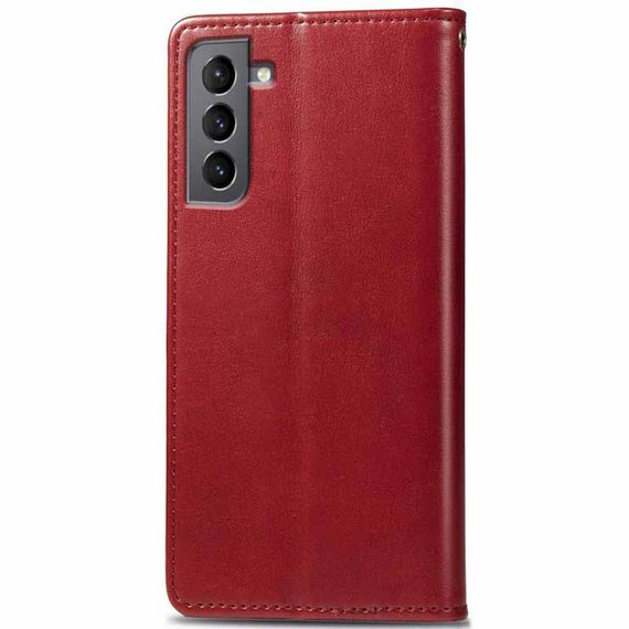 Шкіряний чохол-книжка GETMAN Gallant (PU) для Samsung Galaxy S23 FE Червоний | Зображення 2
