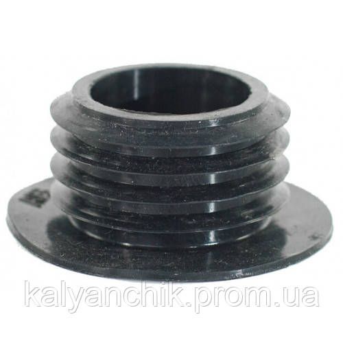 Ущільнювач для колби ТОВСТИЙ З "спідницею" ЧОРНИЙ