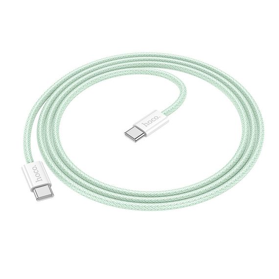 Дата кабель Hoco X104 Source 60W Type-C to Type-C (1m) Green | Зображення 2