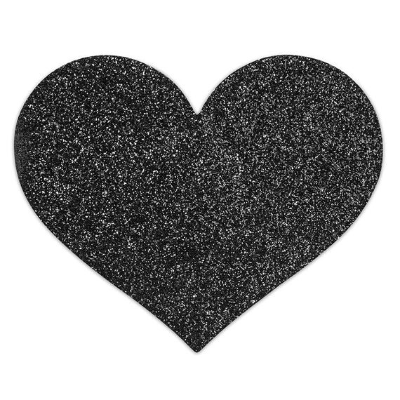 Прикраса на соски Bijoux Indiscrets – Flash Heart Black | Зображення 1
