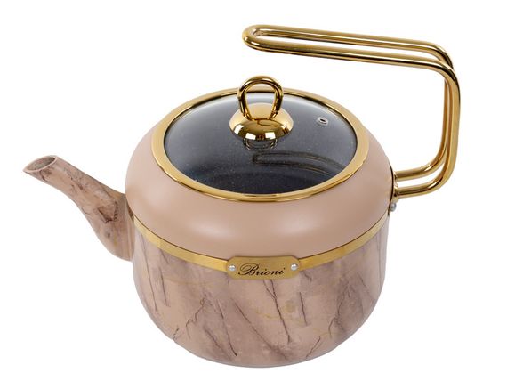 Чайник 2.5L зі скляною кришкою Biege