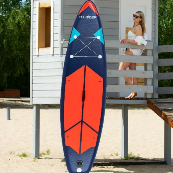 Надувна дошка SUP THUNDER STRIPES 320 см з веслом | Зображення 6