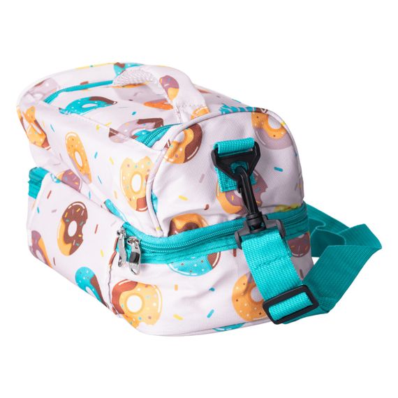 Ланч бег 25×15×15 (см) сумка для їжі в школу термосумка 7 (л) дитяча для ланчу, пікніка Рожевий HP-14-11 | Зображення 4