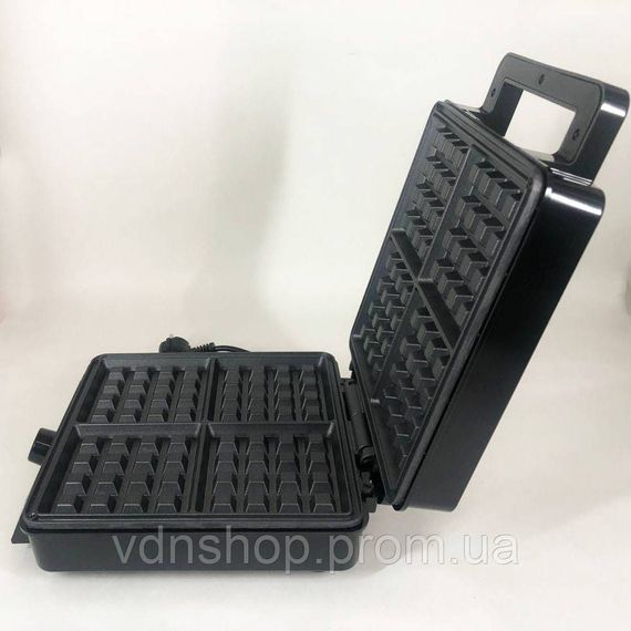 Вафельниця з безпечним покриттям SeaBreeze SB-0101 1200 Вт, Бюджетна вафельниця Дешева WU-95 | Зображення 2