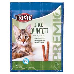 Лакомство для котов Trixie Premio Stick Quintett с птицей и печенью 5 шт х 5 гр