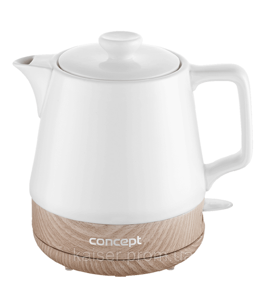 Электрочайник керамический скоростного кипячения 1.0 л Concept RK0060 WHITE