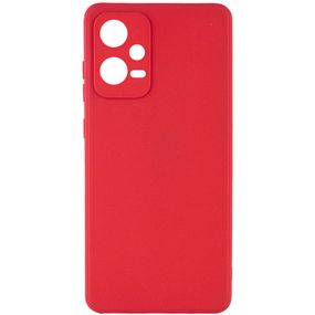 Силиконовый чехол Candy Full Camera для Xiaomi Poco X5 5G / Note 12 5G Красный / Camellia