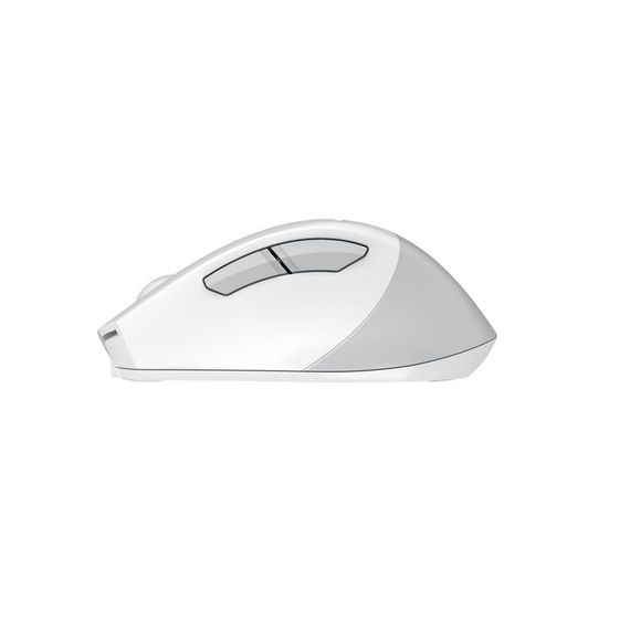 Миша бездротова безшумна A4Tech Fstyler FG35CS Plus (White),  USB, колір білий+сірий | Зображення 1