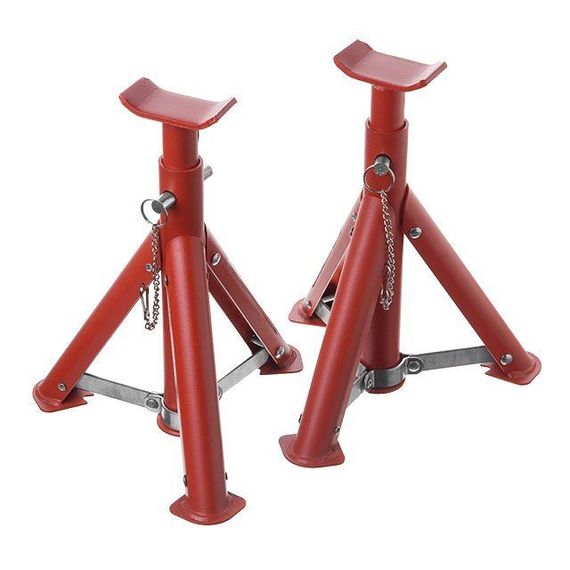 Комплект розкладних підставок під машину 2 т, 270-360 мм, 2 од. INTERTOOL GT0403 | Зображення 2