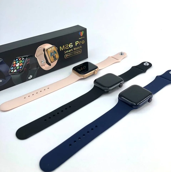 Смарт часы 8 серии Smart Watch GS8 Мах 45mm украинское меню с функцией звонка безрамочный дисплей | Зображення 2