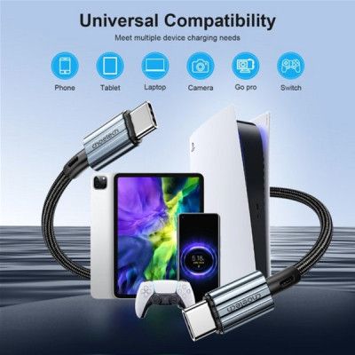 Дата кабель USB-C to USB-C 1.8m USB 2.0 60W Choetech (XCC-1014-BK) | Зображення 4