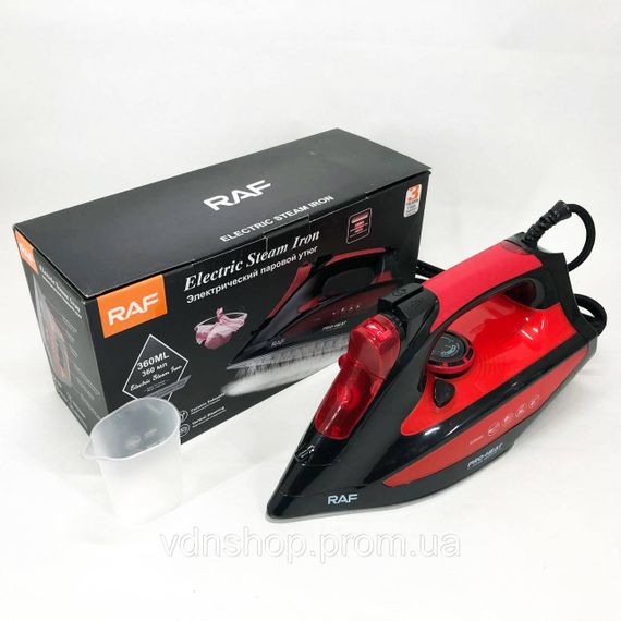 Праски для прасування речей RAF, Парова праска для прасування Парова праска різних типів тканин YD-18 | Зображення 1