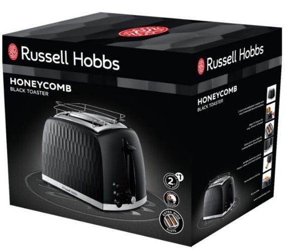Тостер Russell Hobbs 26061-56 Honeycomb Black | Зображення 8