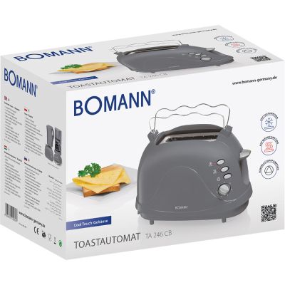 Тостер Bomann TA 246 CB grey | Зображення 1