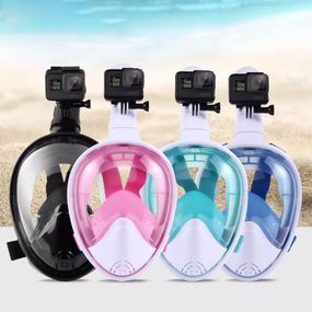 Маска на все лицо Tribord Easybreath для снорклинга, подводного плавания, дайвинга