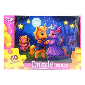 Дитячі пазли-максі "Танцюючі поні" Mx60-12-04, 60 елементів