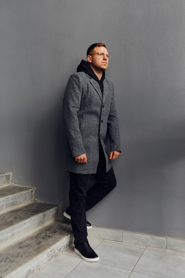 Пальто антрацит S XL | Зображення 9