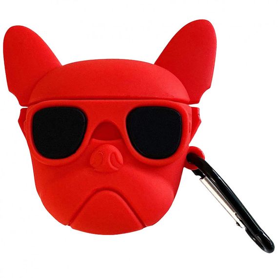 Силіконовий футляр Brand для навушників AirPods 1/2 + карабін | Зображення 1