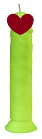 Свічка LOVE FLAME - Dildo Roma Yellow Fluor, CPS03-YELLOW Sex Aura