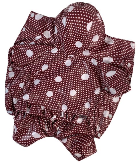 Дощовик ДЛЯ ДIВЧАТ рюша горошок MD-23 | Зображення 4