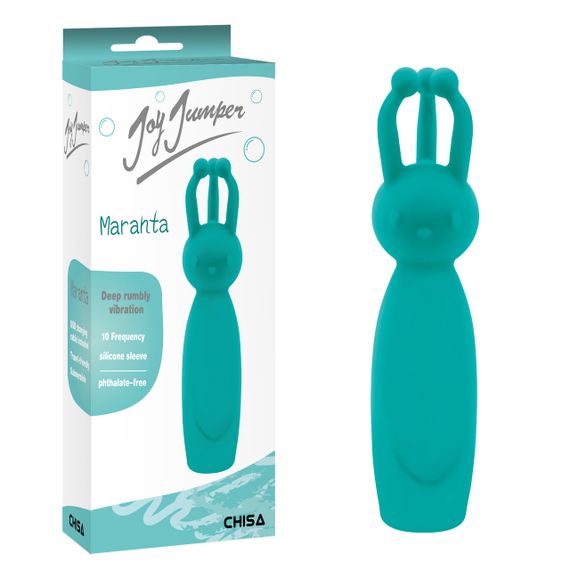 Міні вібратор кліторальний Chisa Joy Jumper Maranta, бірюзовий Sex Aura