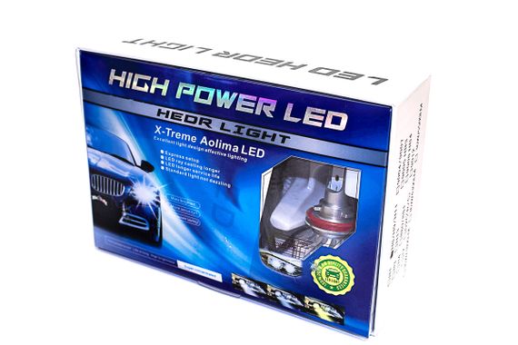 Комплект LED ламп AllLight F2 H11 50W 6500K 7000lm з вентиляторами (Philips technology) | Зображення 1