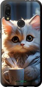 Чохол на Xiaomi Redmi 7 Білий кіт "5646b-1669-2448"