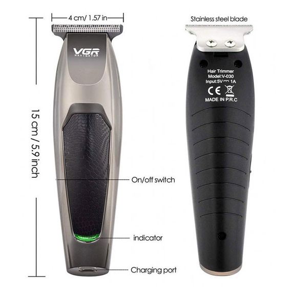 Машинка для стрижки gemei , Тример для вусів, PS-229 Машинка | Зображення 3