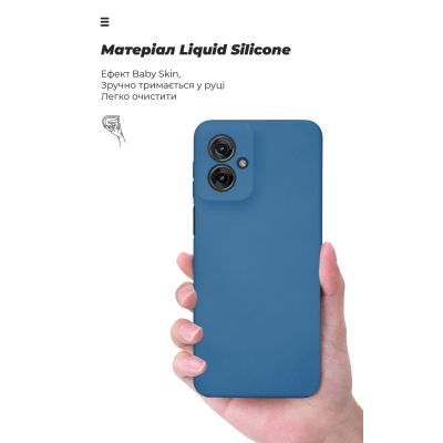 Чехол для мобильного телефона Armorstandart ICON Motorola G55 5G Camera cover Blue (ARM81208) | Зображення 6