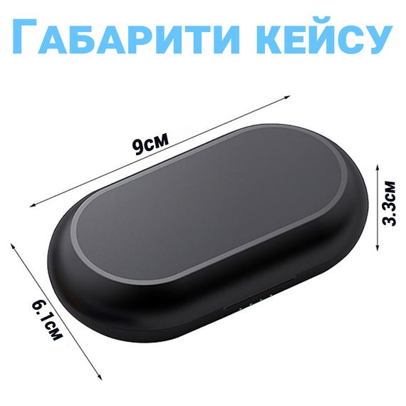 Беспроводной петличный микрофон с зарядным кейсом Savetek P33 Lightning, петличка для iPhone/iPad, до 20м | Зображення 4