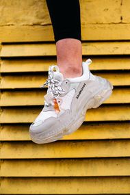 Кроссовки B*lenc/aga Tr!ple S "White , Вьетнам 0160 40 25.5