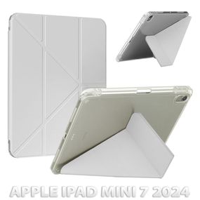 Чохол до планшета BeCover Ultra Slim Origami Transparent Apple iPad Mini 7 2024 Gray (712935)