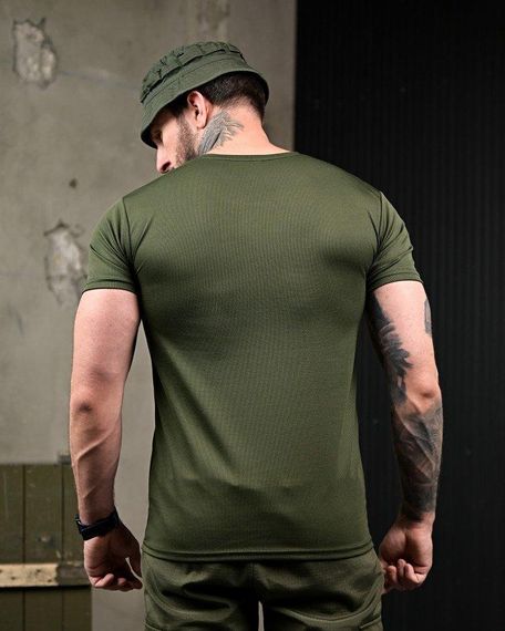 Тактична потоотвідна футболка Паліво oliva ПП7724 | Зображення 4