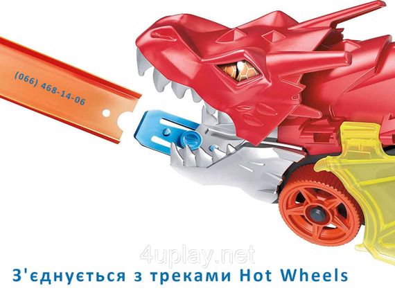 Вантажівка автовоз транспортер Хот Вілс Паща дракона. Hot Wheels City Dragon Launch Transporter | Зображення 4