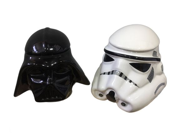 Подарочный Набор Кружка 3D Крышкой Star Wars Дарт Вейдер и Штурмовик 3D | Зображення 3