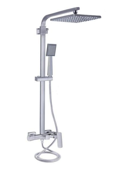 Душова система для кабіни Qtap Capricorn Chrome з виливом 53103KNC