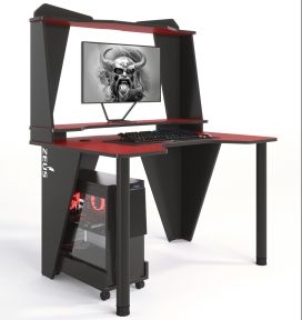 Стол геймерский ZEUS IVAR-3 красныйчерный