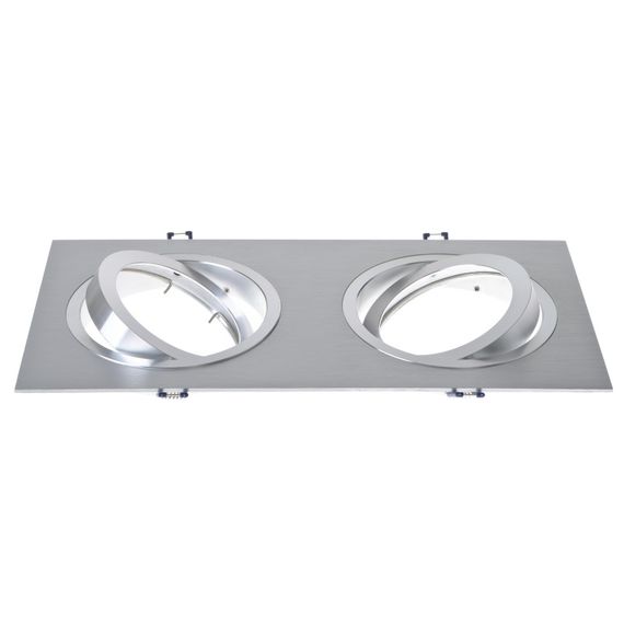 Светильник врезной  поворотный HDL-DT 104/2 Aluminium G53 | Зображення 3