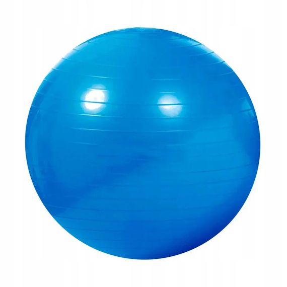 М'яч для фітнесу (фітбол) BT-SFB-0004(Blue) розмір 65 см