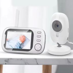 Відеоняня з дисплеєм для мами та дітей для спостереження камера та аудіо зв'язок ABM600