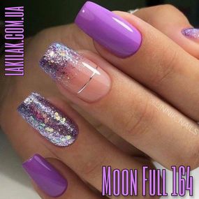 Гель-лак Moon Full №164 яскраво-фіолетовий 8мл