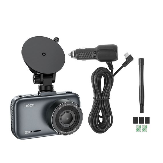 Видеорегистратор Hoco DV5 Driving recorder with 3-inch display Iron gray | Зображення 6