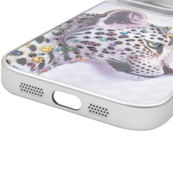 Чохол TPU+PC Crystal Hunt with Magnetic Fit для Apple iPhone 16 Pro Max (6.9") White | Зображення 4