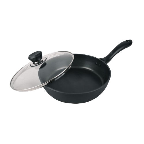 Сковорідка d24см скляна кришка а/п Quan Tanium MR-1205-24 Maestro | Зображення 4