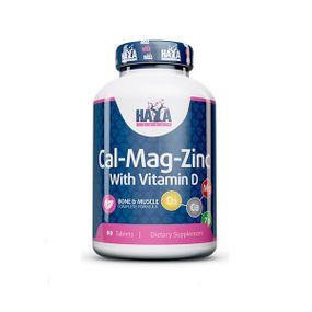 Витаминно-минеральный комплекс Haya Labs Calcium Magnesium & Zinc with Vitamin D 90 Tabs